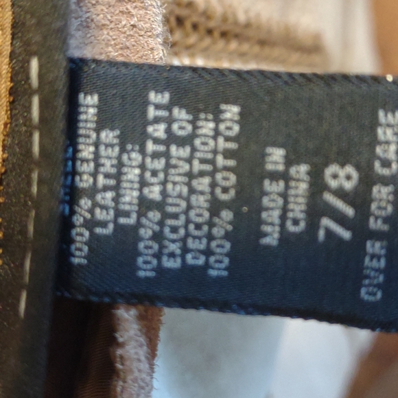 Awesome 100% LIKE Leather Skirt Size 7/8 - Picture 6 of 6